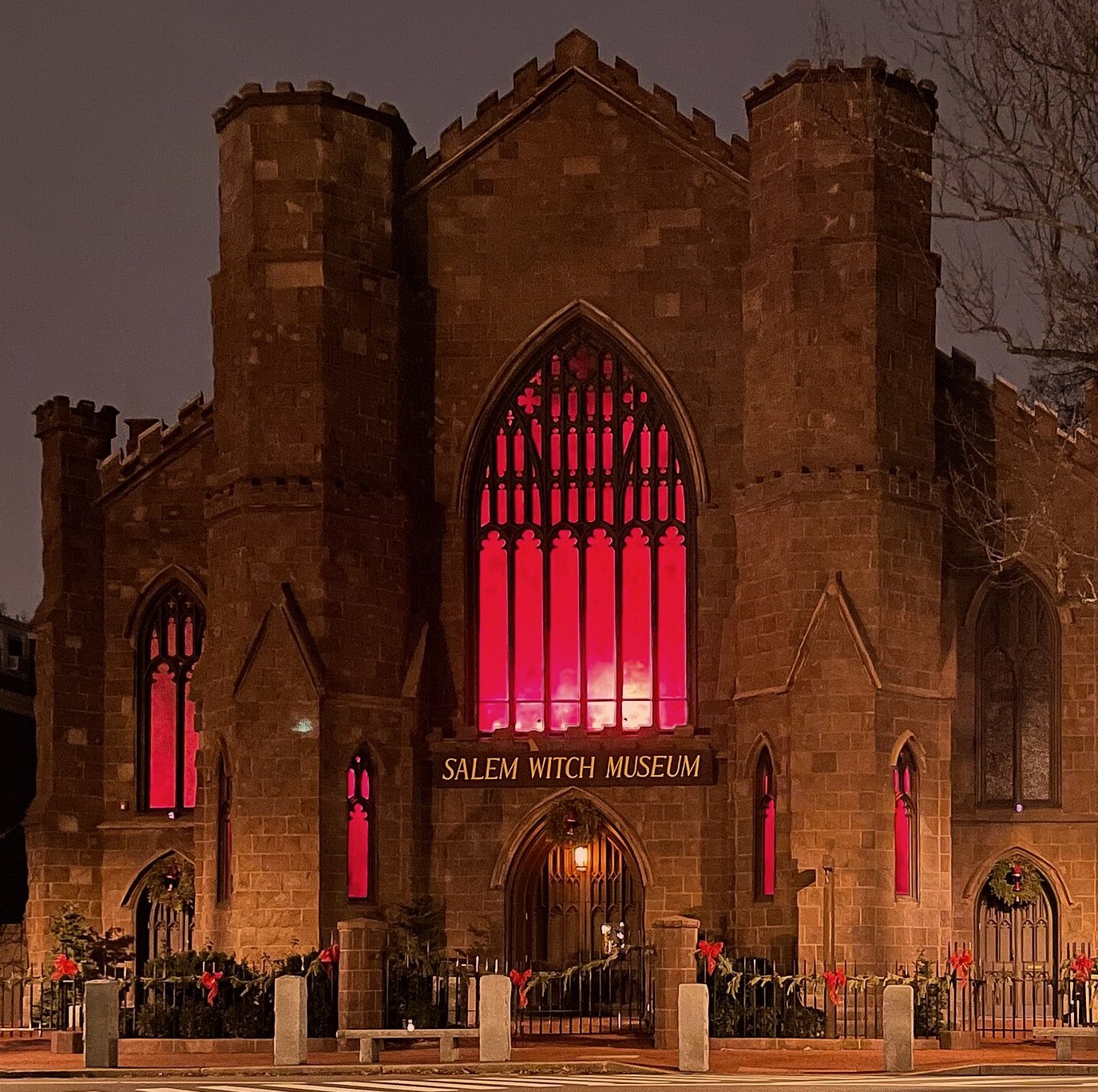 Salem Witch Museum, a renovated old church building
